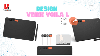 Bảng vẽ điện tử giá rẻ Veikk Voila L